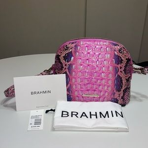 Brahmin Pink Cobra Ombre Melbourne Small Georgina